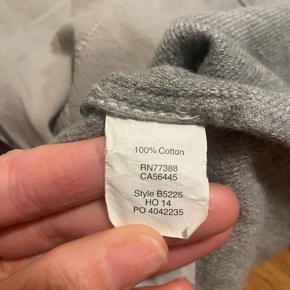 Madewell Shacket Women Large Grey Brushed Shirt Jacket Button Front Style B5225 - Picture 5 of 6